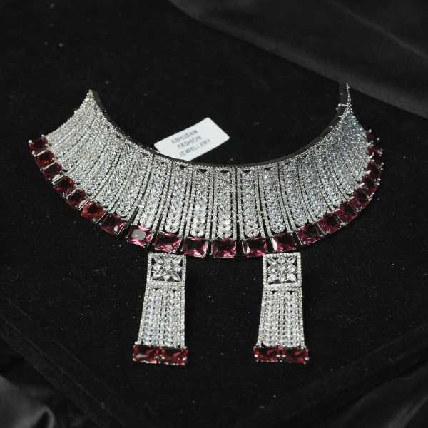 Royal Ruby Stone Choker Necklace