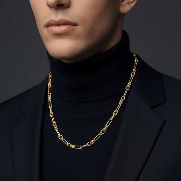Gold Milano Chain Slim Italian Finish Necklace
