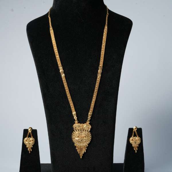 Heritage In Bloom Gold Necklace Set