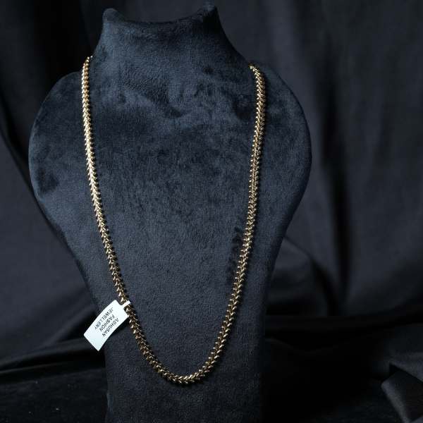 Classic Fishbone Chain Necklace